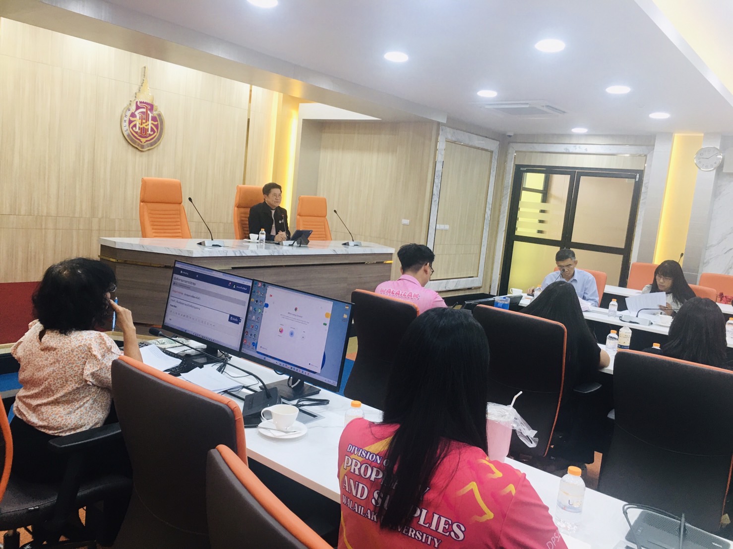 ประชุมส่วนพัสดุ