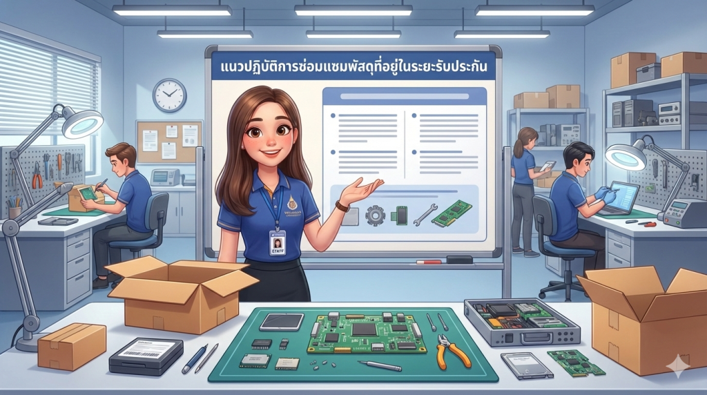 ซ่อมแซมพัสดุ