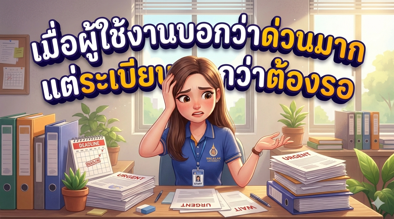 ผู้ใช้งานบอกว่าด่วนมาก